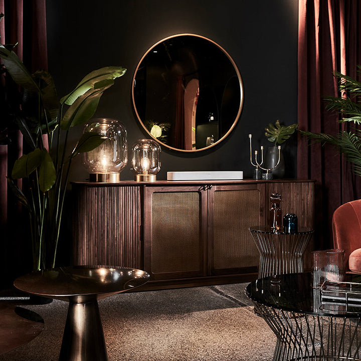 Axel Sideboard 200*45*80 Nat/Walnut