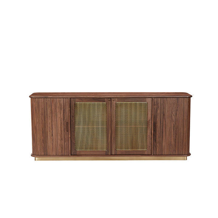 Axel Sideboard 200*45*80 Nat/Walnut