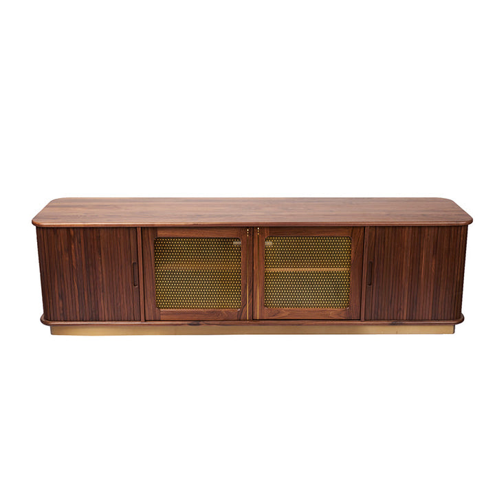 Axel Tv Unit 200*45*55 Nat/Walnut