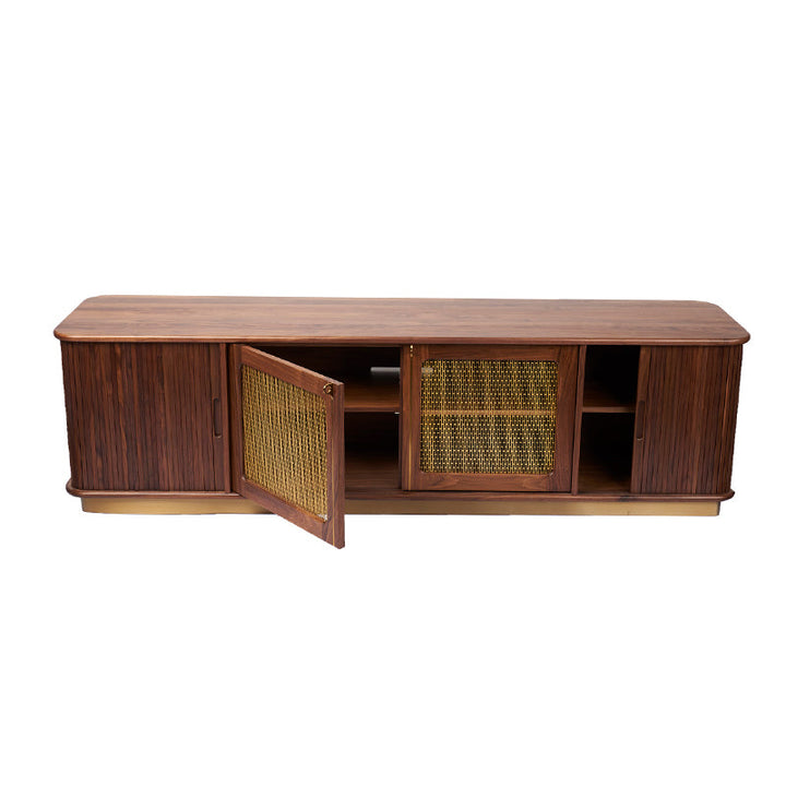 Axel Tv Unit 200*45*55 Nat/Walnut