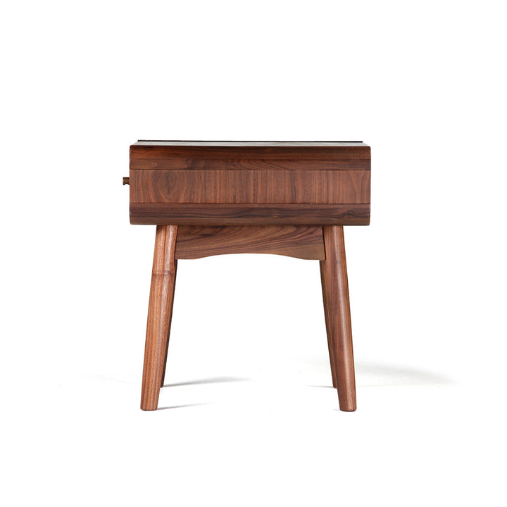 Bowen End/Night Stand 45*45*50Cm  Solid Nat/Walnut