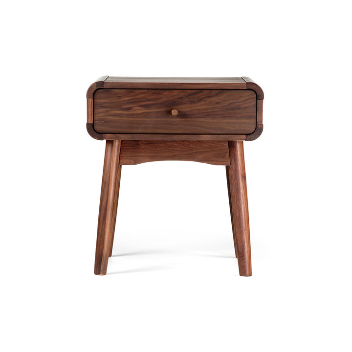 Bowen End/Night Stand 45*45*50Cm  Solid Nat/Walnut