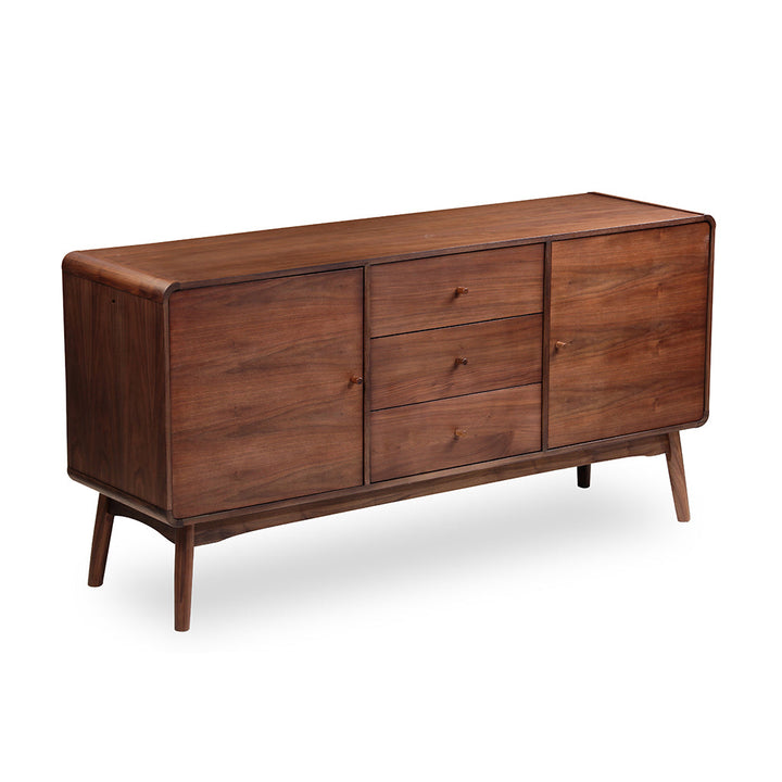 Bowen Sideboard 160*45*80 Solid Nat/Walnut