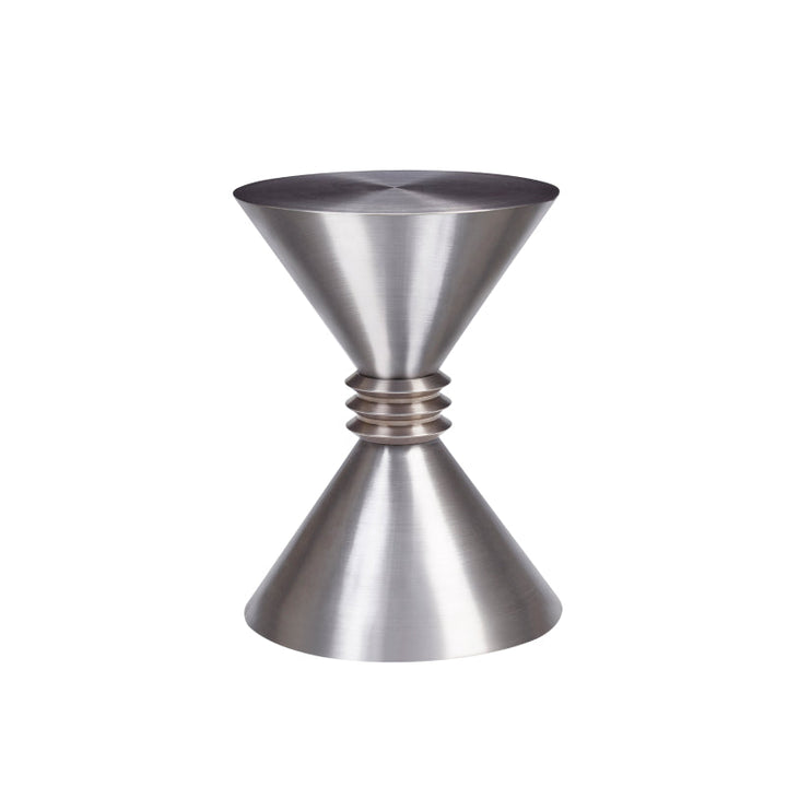 Chess Round End Table Dia 35*46Cm Ash Black