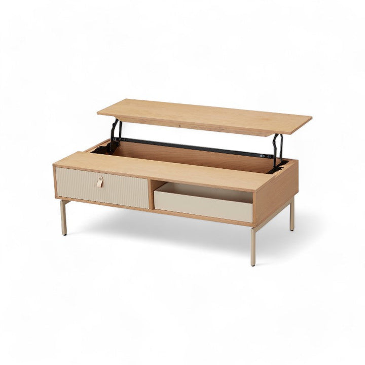 Creme Coffee Table (Rectangular) 120*60*42Cm