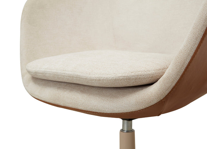 Creme Arm Chair 63*52*83.5 Cm Fabric D028