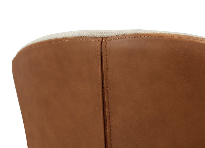 Creme Arm Chair 63*52*83.5 Cm Fabric D028