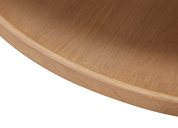 Creme Coffee Table (Round) Dia83.6*40Cm Oak Veneer
