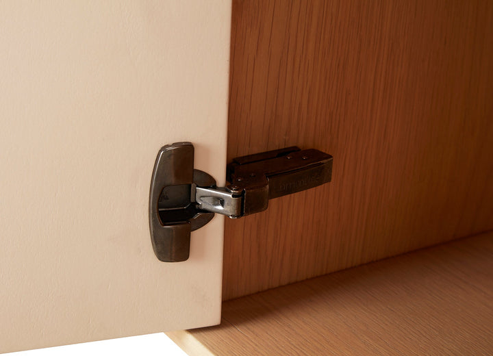 Creme Sideboard 180*45*81Cm Oak Veneer