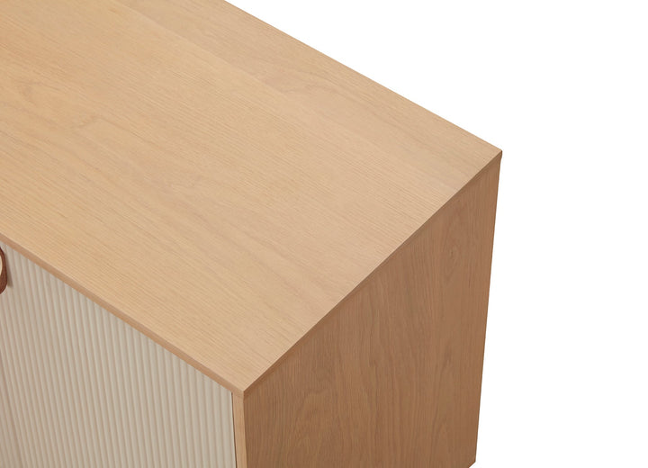 Creme Sideboard 180*45*81Cm Oak Veneer