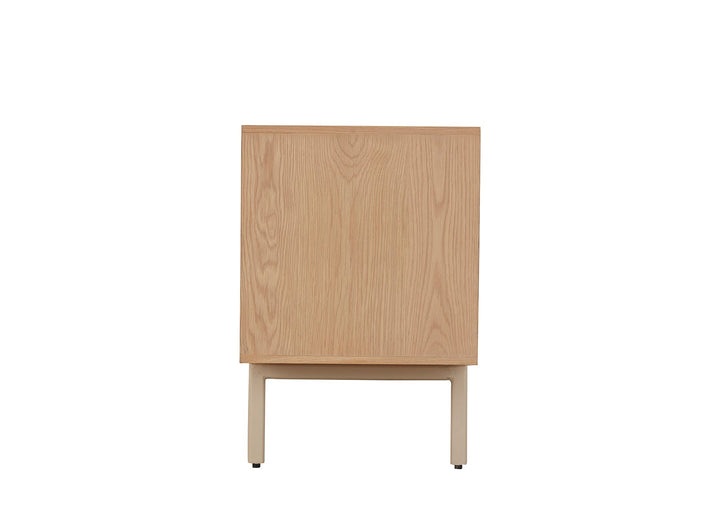 Creme Tv Unit 200*45*67Cm Oak Veneer