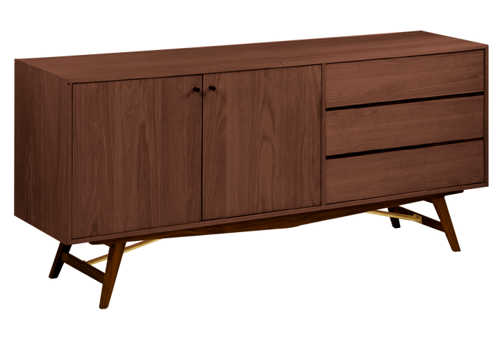 Dual Tone Sideboard 180*45*80 Cm Walnut Nm11