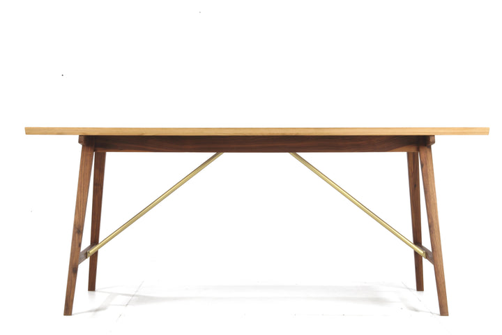 Dual Tone Dining Table (F) 160*90*75 Solid Oak/Wal