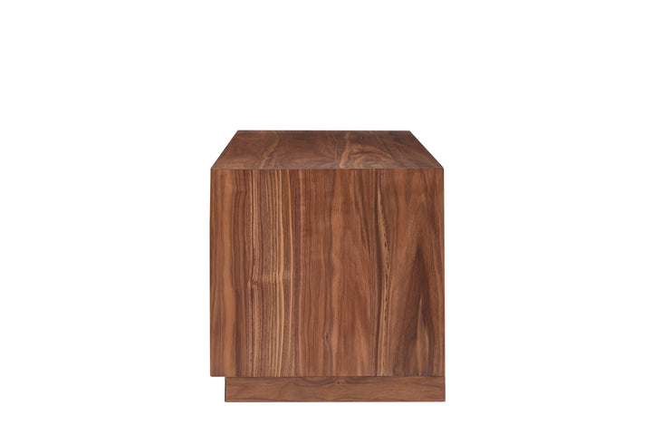 Lier Storage W/Open Shelf 120*45*45 Nat/Walnut