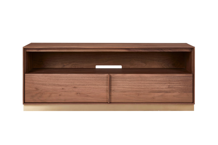 Lier Storage W/Open Shelf 120*45*45 Nat/Walnut