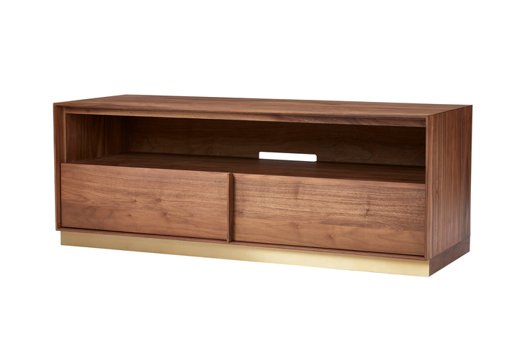 Lier Storage W/Open Shelf 120*45*45 Nat/Walnut
