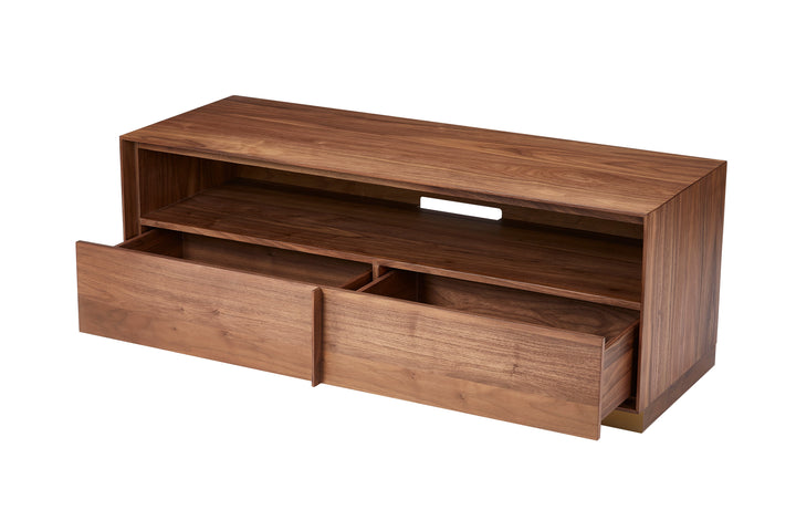 Lier Storage W/Open Shelf 120*45*45 Nat/Walnut