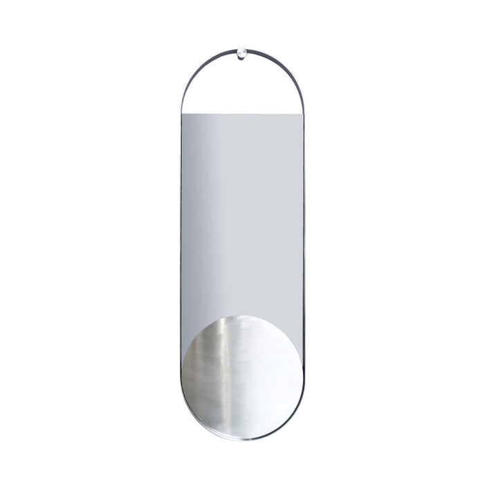 Ovata Wall Mirror Silver L45*W4*H140 Cm S/Steel-V2