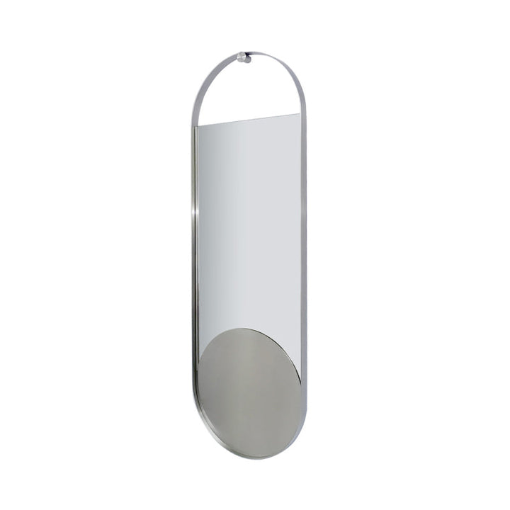 Ovata Wall Mirror Silver L45*W4*H140 Cm S/Steel-V2