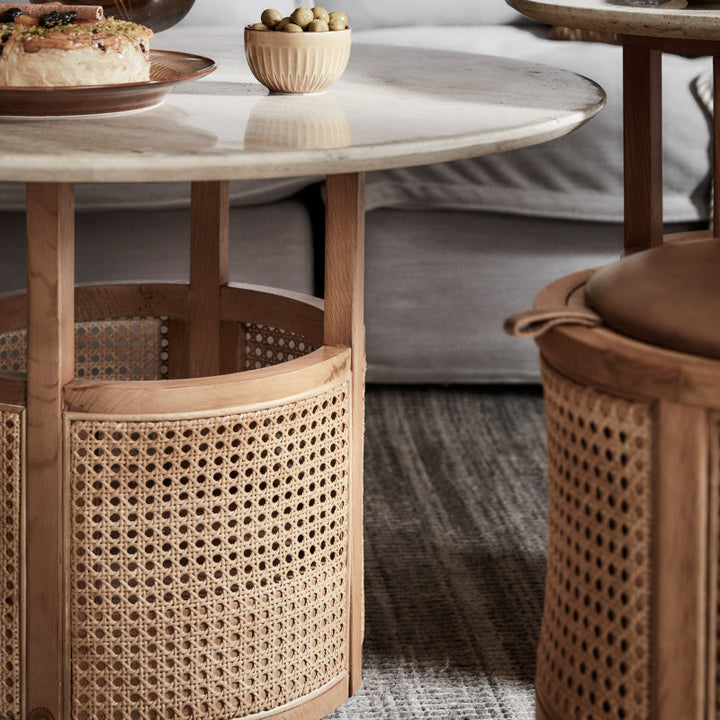 Siena Coffee Table Dia80*50 Cm Matte Oak