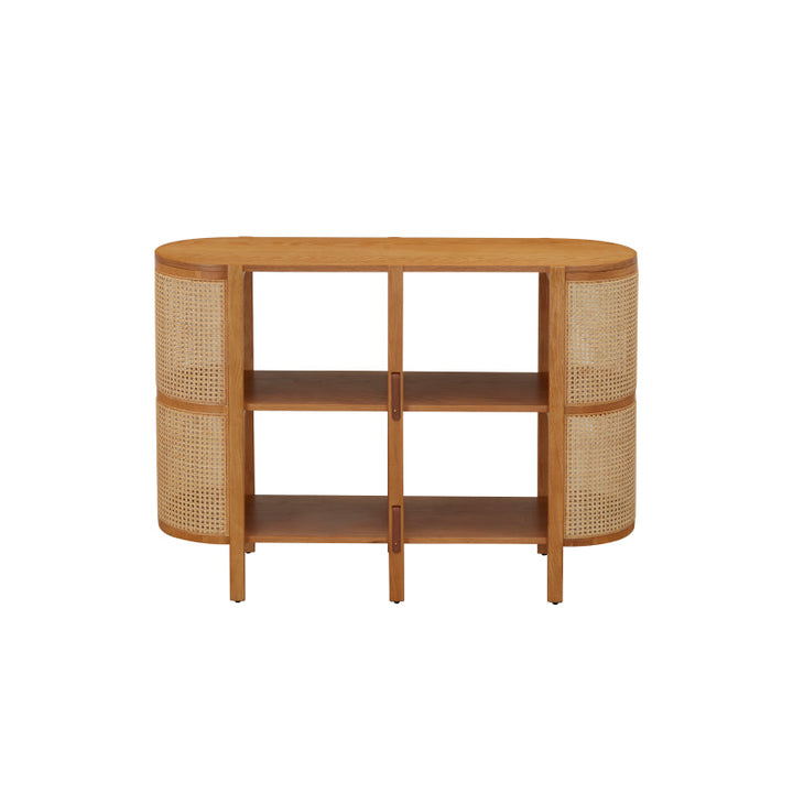 Siena Console Unit 130*41.6*90 Cm Matte Oak