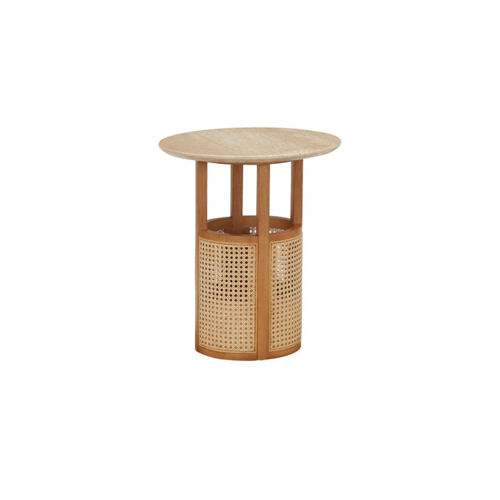 Siena End Table Dia50*58.5 Cm Matte Oak