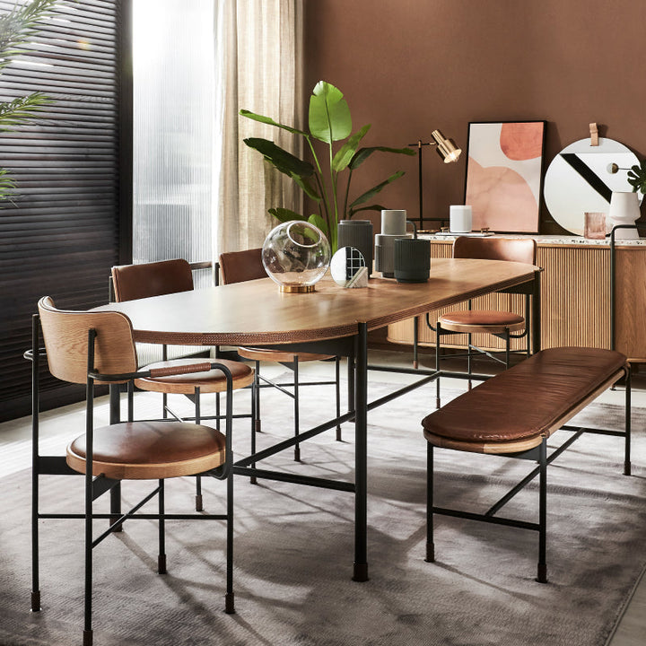 Tierra Dining Table 190*80*75Cm Solid Oak