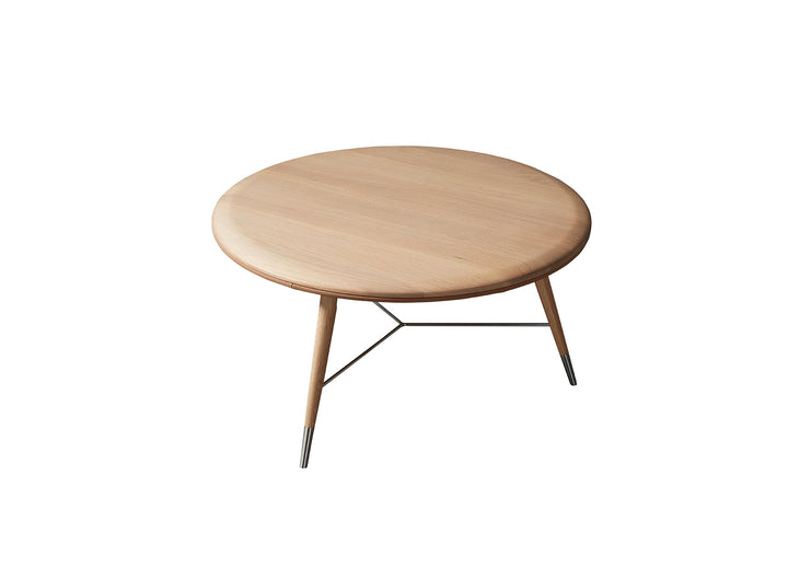 Volta Coffee Table Dia 75*40Cm Solid Oak