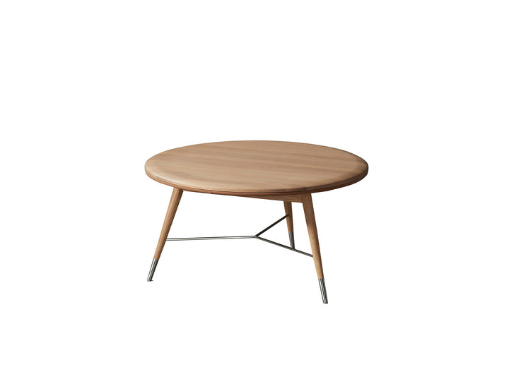 Volta Coffee Table Dia 75*40Cm Solid Oak