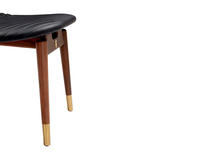 Volta Ottoman 60*56*44.5Cm N/Walnut L079