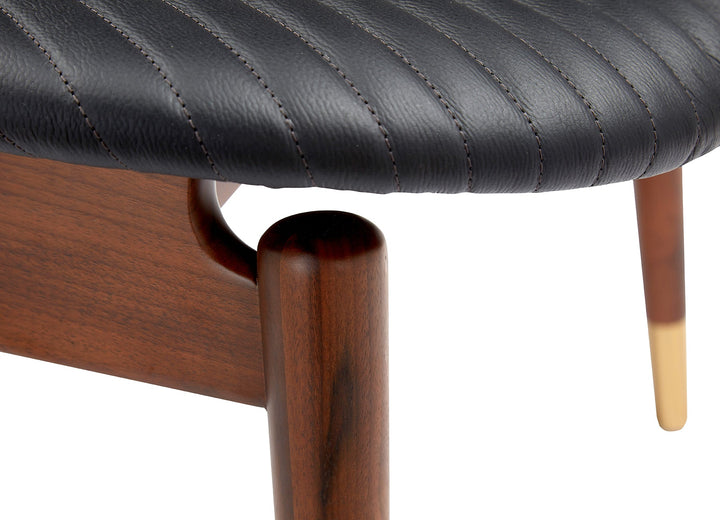 Volta Ottoman 60*56*44.5Cm N/Walnut L079