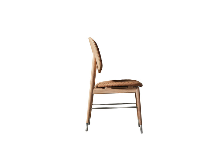 Volta Side Chair 45*55.5*90Cm Solid Oak L158
