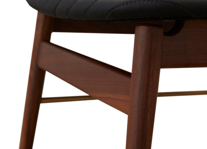 Volta Side Chair 45*55.5*90 Cm Nat/Walnut L079