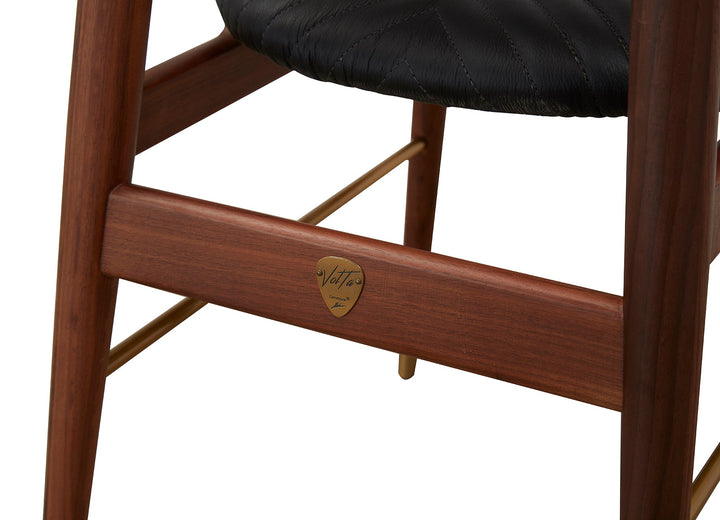 Volta Side Chair 45*55.5*90 Cm Nat/Walnut L079