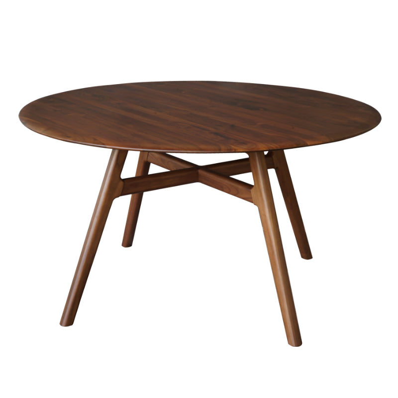 Westland Dining Table Round 1.35*0.75M Nat/Walnut