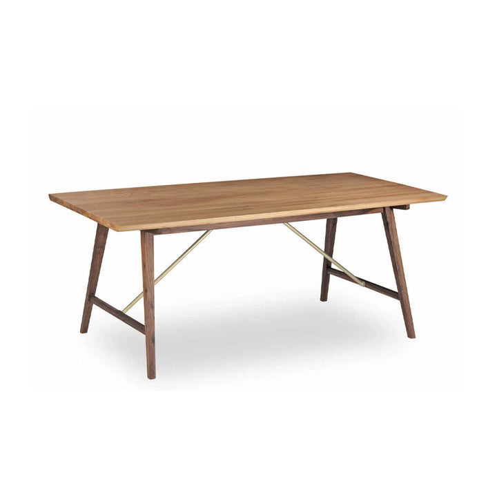 Dual Tone Dining Table (F) 160*90*75 Solid Oak/Wal