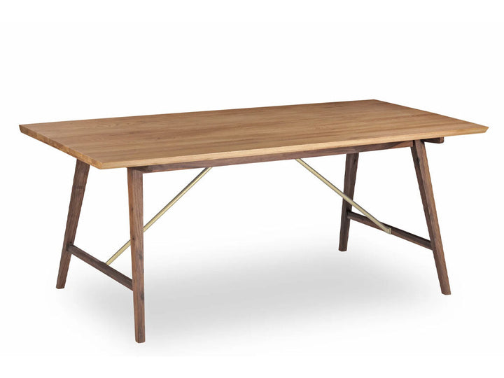 Dual Tone Dining Table (F) 160*90*75 Solid Oak/Wal