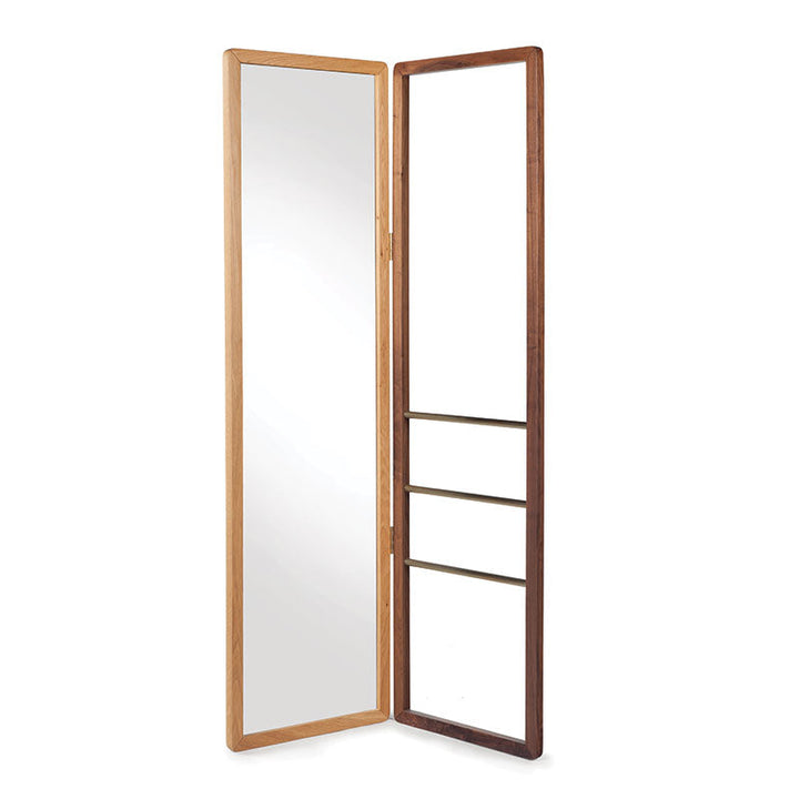 Dual Tone Mirror 1.8X0.5X0.03M N/Oak & Walnut