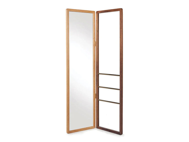 Dual Tone Mirror 1.8X0.5X0.03M N/Oak & Walnut