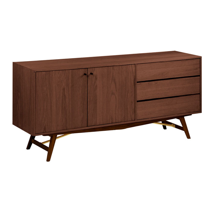 Dual Tone Sideboard 180*45*80 Cm Walnut Nm11