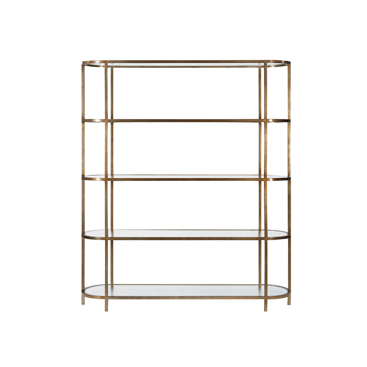 Radial Shelving Champagne 180*45*210Cm