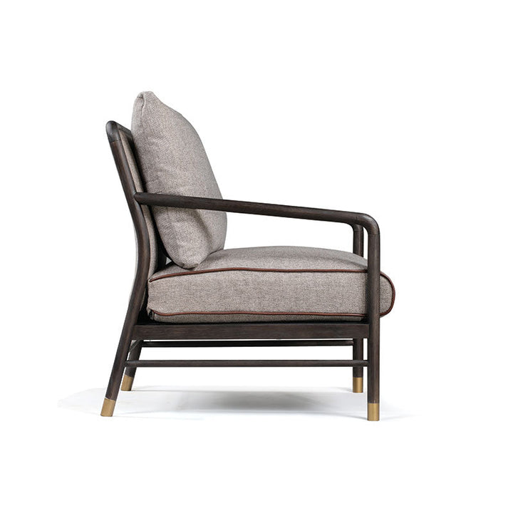 Rover Lounge Chair 70*85*82.5 Rubberwood Fab D019