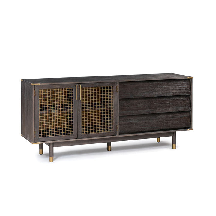 Rover Sideboard 180*45*80 Solid Acacia Top W/Ven