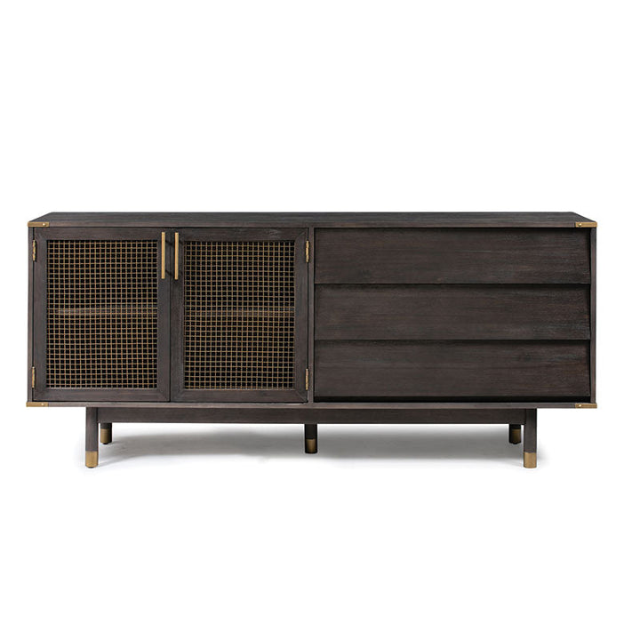 Rover Sideboard 180*45*80 Solid Acacia Top W/Ven