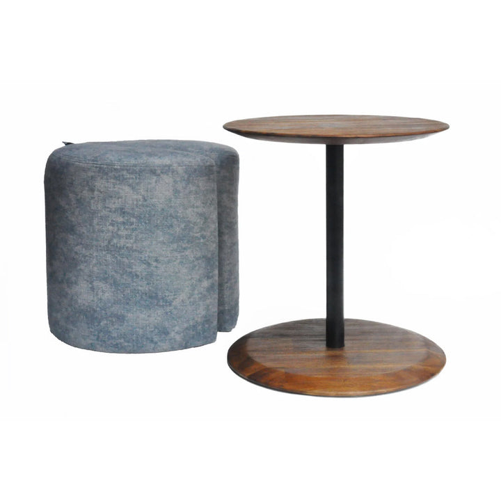 Zani Set,Table Java Rustic/Stool Fabric N528