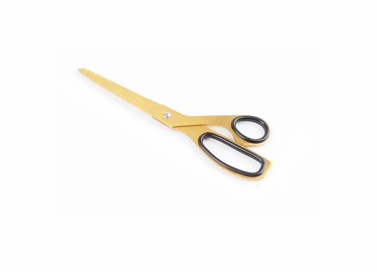 null | Decorative Scissors in Gold