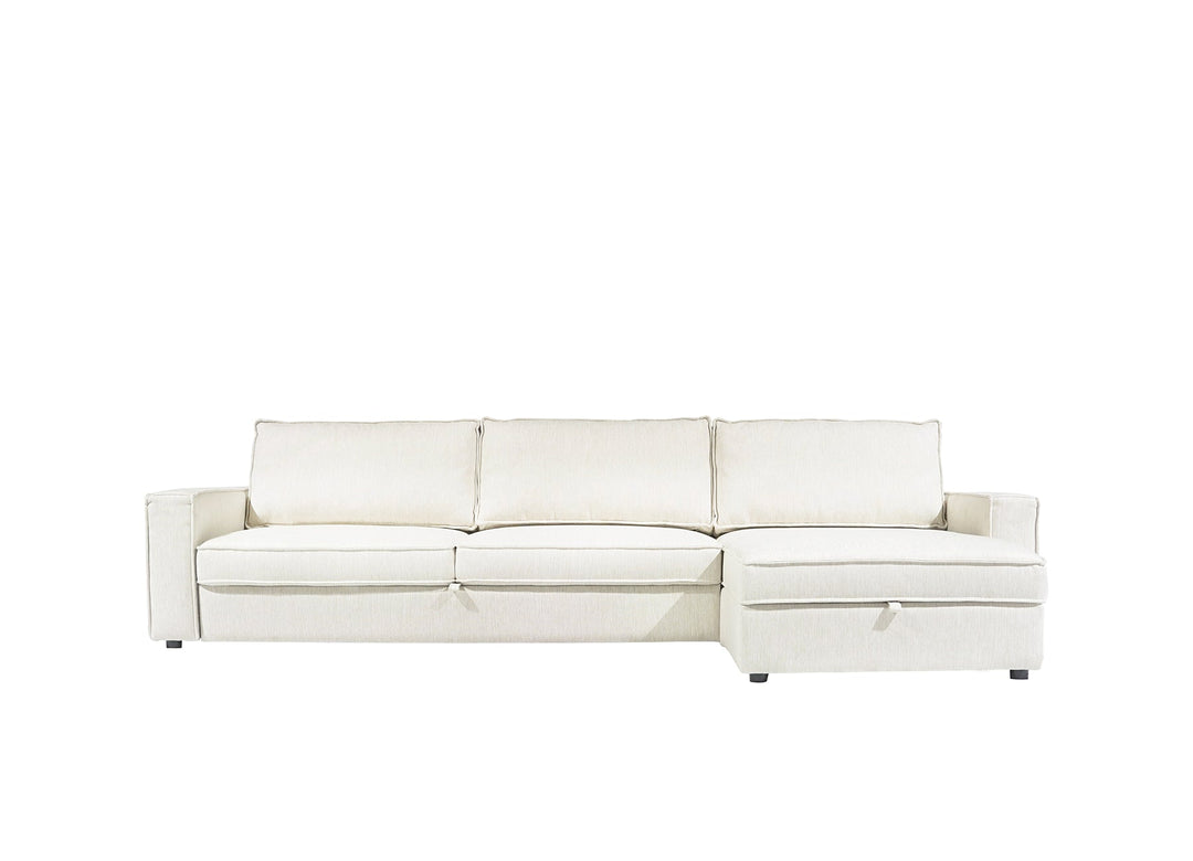Camille 3L+Chaise Left W/ Storage Cube