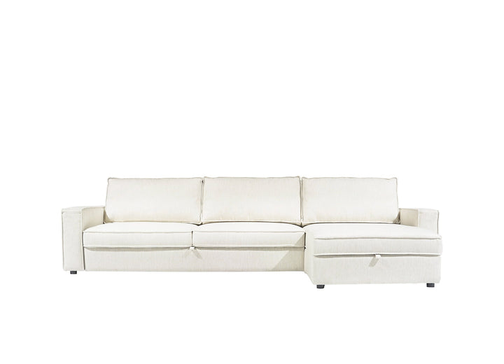 Camille 3L+Chaise Left W/ Storage Cube