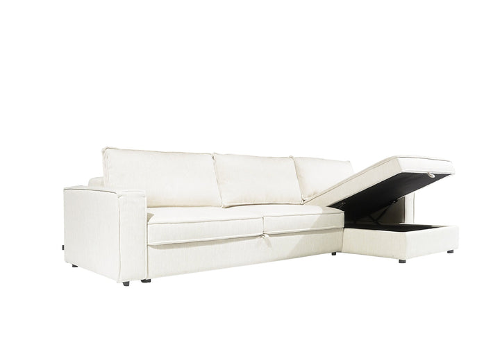 Camille 3L+Chaise Right W/ Storage Cube