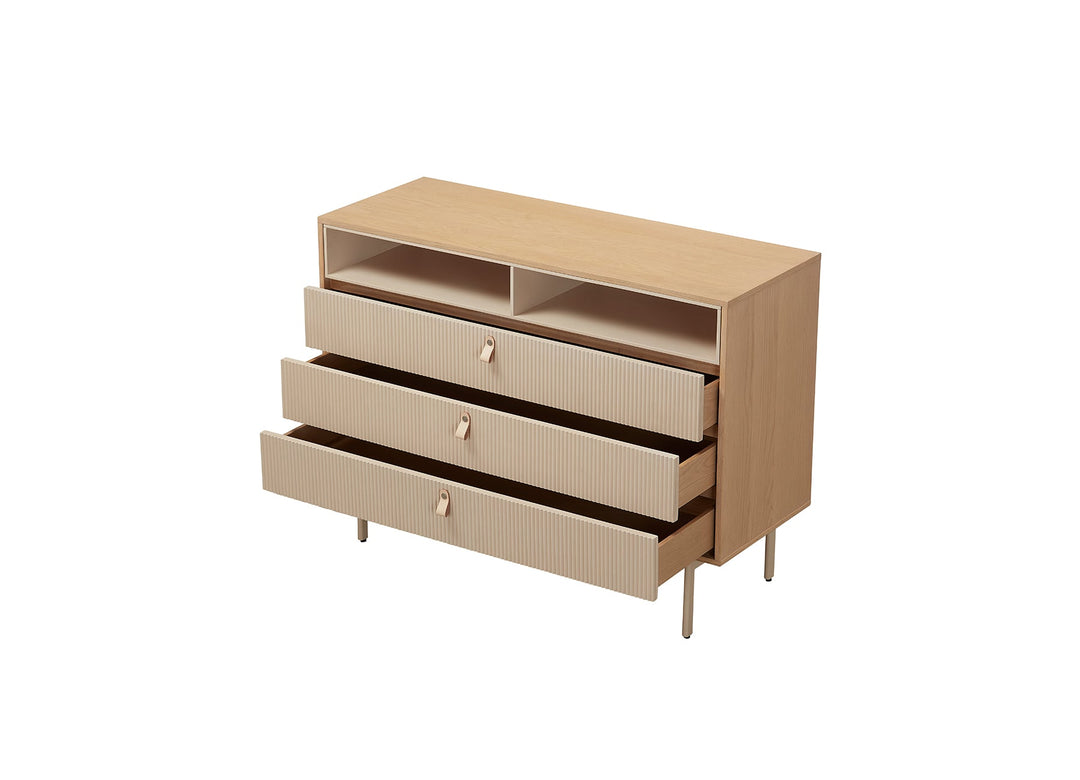 Cr�me 3-Drawer Dresser